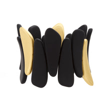 Load image into Gallery viewer, Staggered Two Tone Stretch Bracelet
