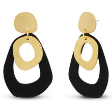 Load image into Gallery viewer, Organic Open Space Drop Earring
