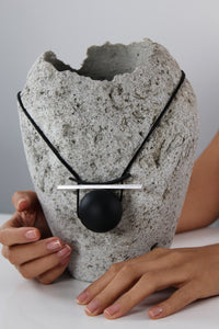 Pagoda Ball Drop Necklace
