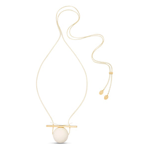 Pagoda Ball Drop Necklace