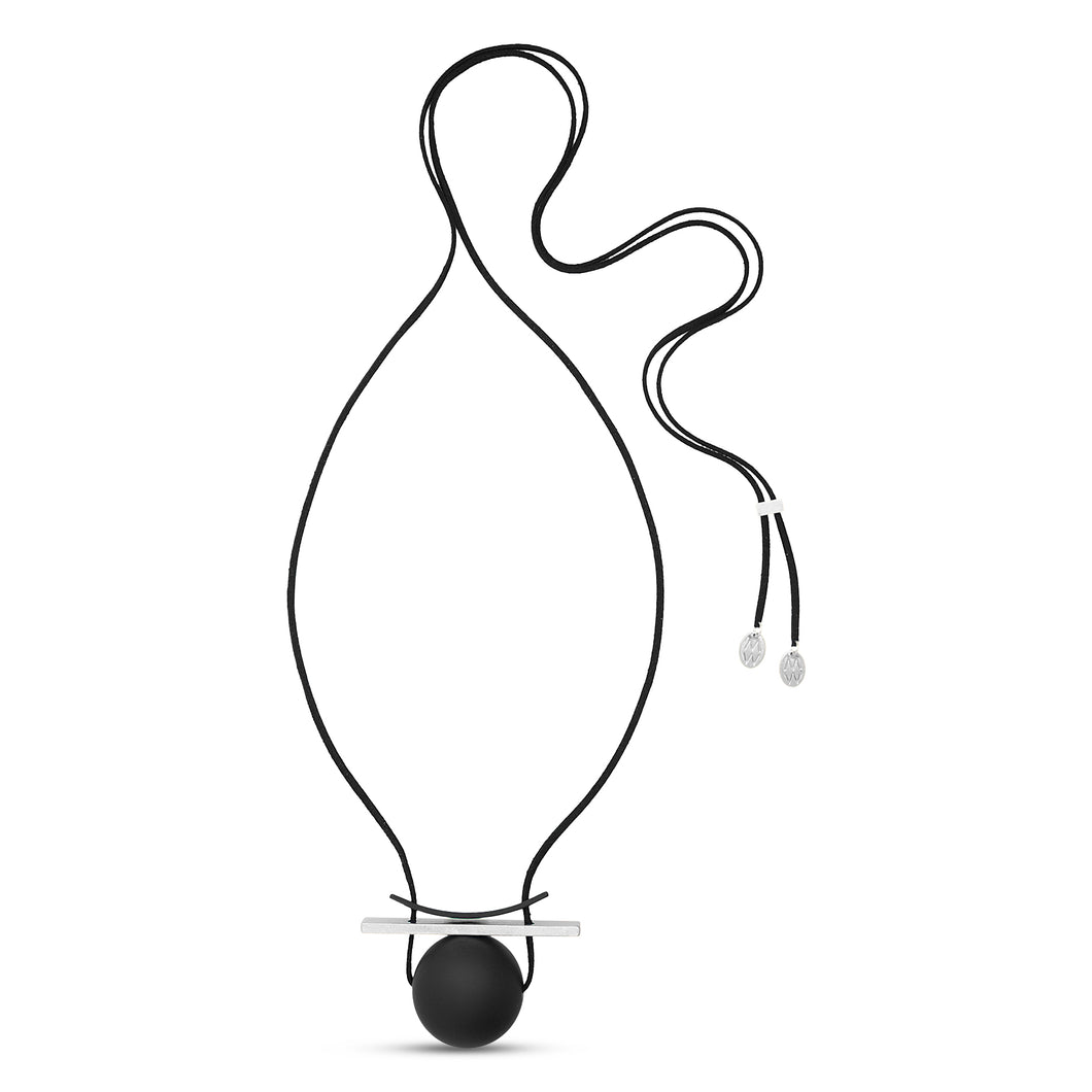 Pagoda Ball Drop Necklace